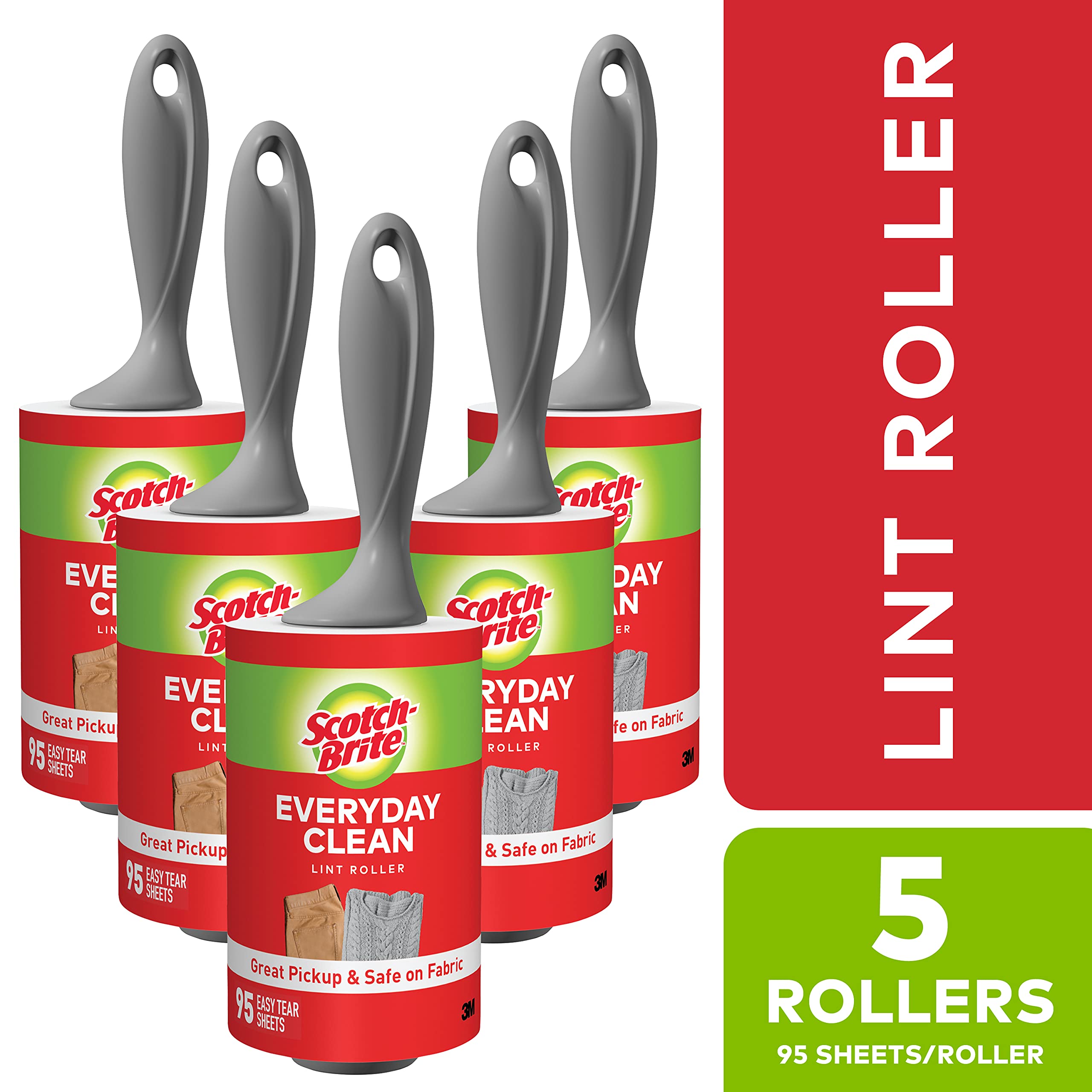Foto 3 pulgar | Lint Roller Scotch-brite Value Pack  5 Rodillos  475 Hojas - Venta Internacional.