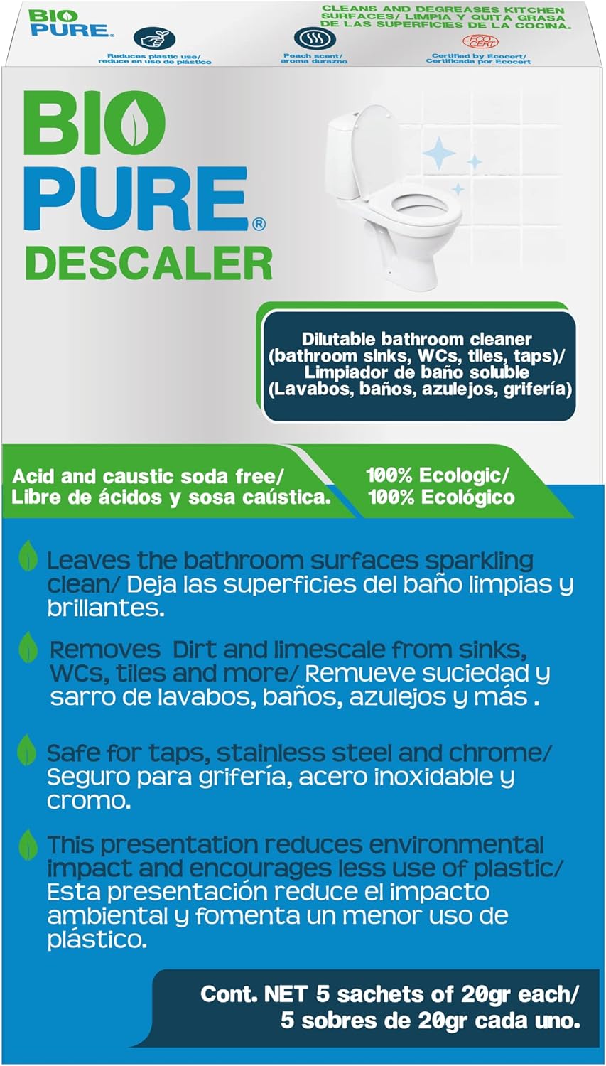 Foto 2 pulgar | Bioupure - Sachtes Solubles Limpieza Para Baños-elimina Suciedad Y Sarro En Distintas Superficies Del Baño, Gr