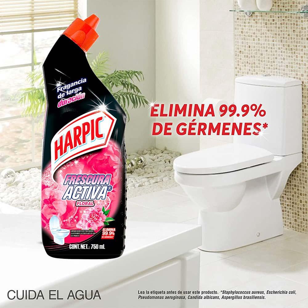 Foto 3 pulgar | Desinfectante para Inodoros Harpic Floral 750 Ml