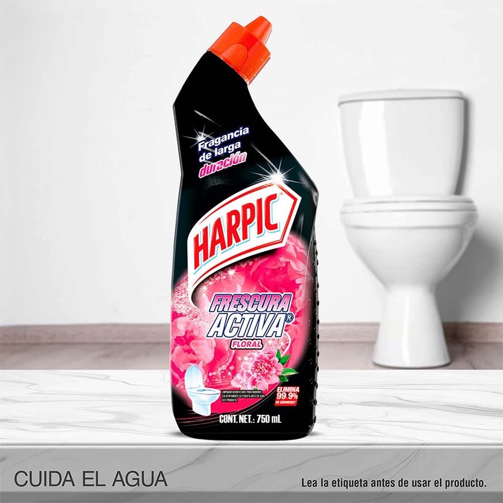 Foto 5 pulgar | Desinfectante para Inodoros Harpic Floral 750 Ml