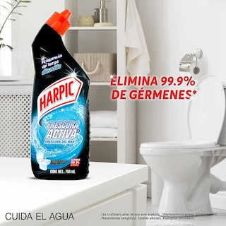 Foto 2 | Desinfectante para Inodoros Harpic Frescura del Mar 750 Ml