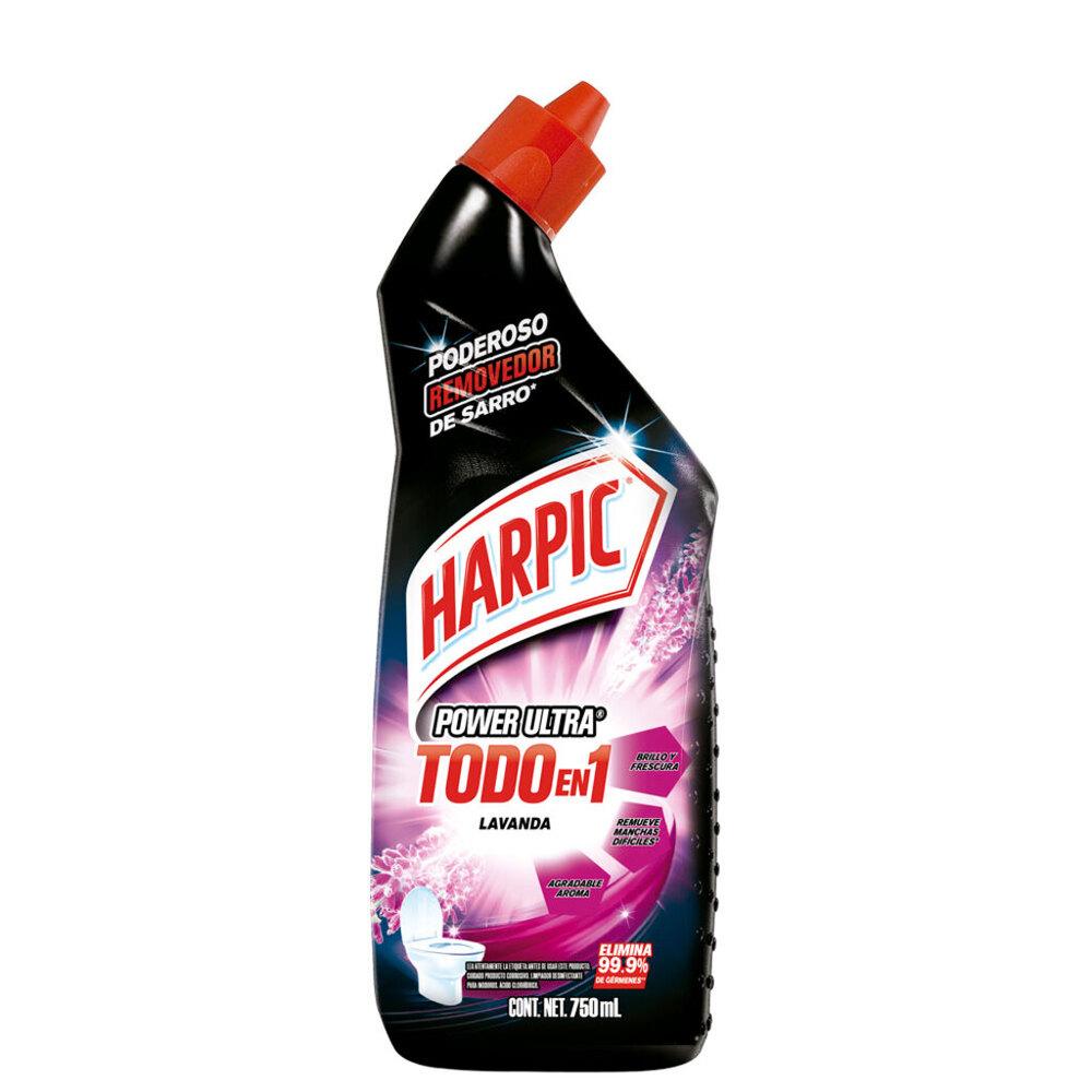 Foto 2 pulgar | Desinfectante Harpic para Inodoros Power Ultra Lavanda 750ml