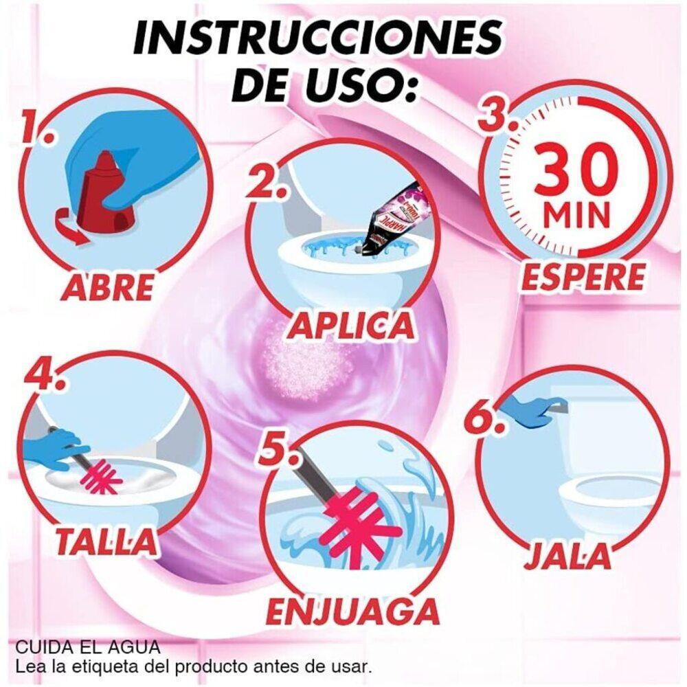 Foto 4 pulgar | Desinfectante Harpic para Inodoros Power Ultra Lavanda 750ml