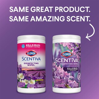 Foto 2 | Toallitas Desinfectantes Clorox Scentiva Lavanda Toscana Sin Lejía - Venta Internacional.