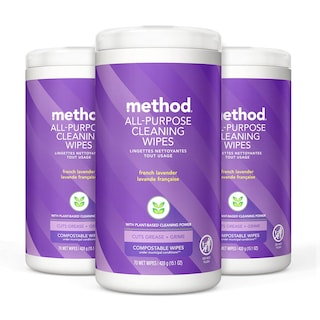 Foto 1 | Toallitas Limpiadoras Method Multiusos Lavanda Francesa 70 Unidades X 3 - Venta Internacional.