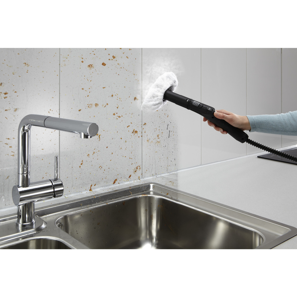 Foto 7 | Paños de Microfibra para Limpiadores de Vapor SC Karcher 4 Piezas