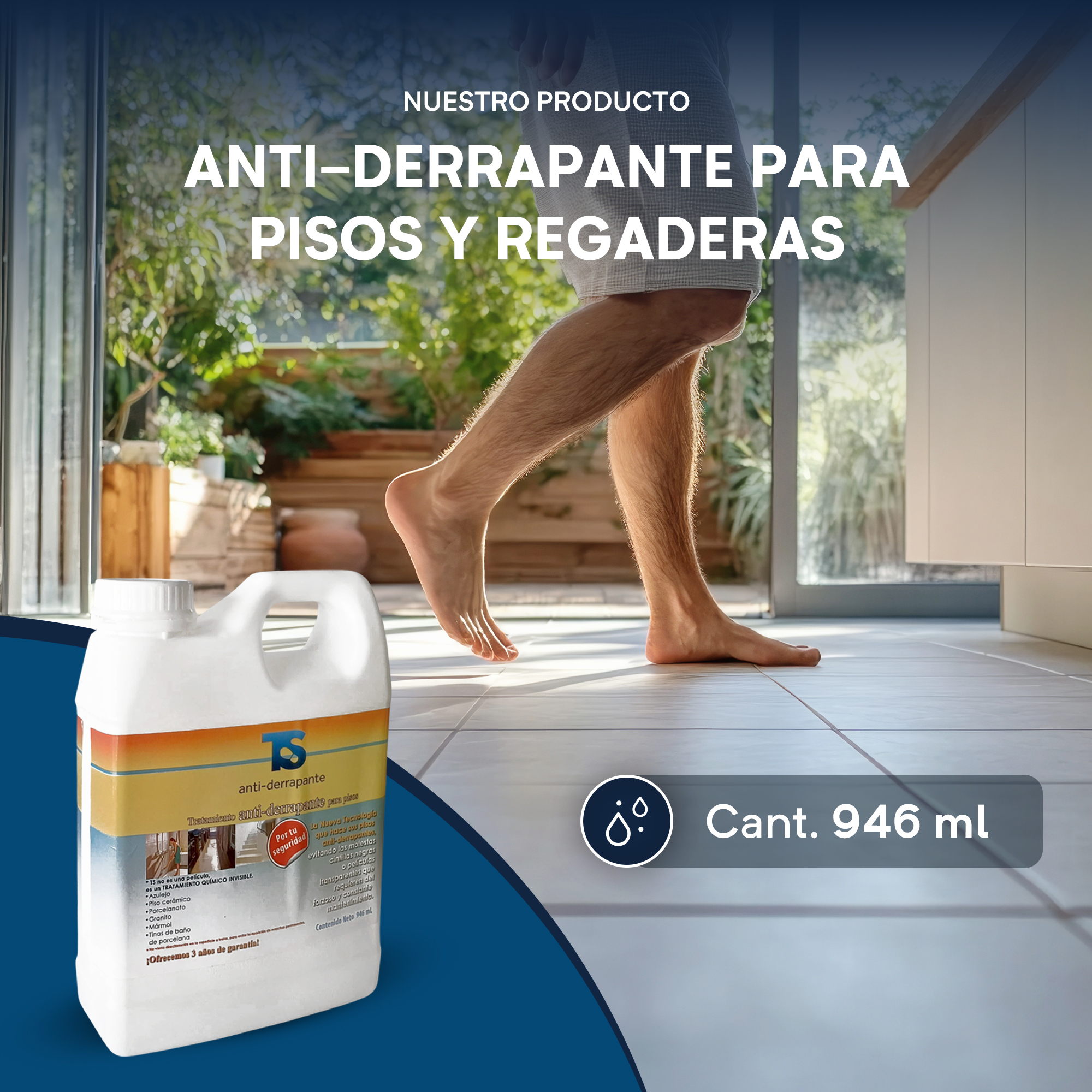 Foto 3 pulgar | Tratamiento Anti-derrapante Para Pisos Y Regaderas 946 Ml
