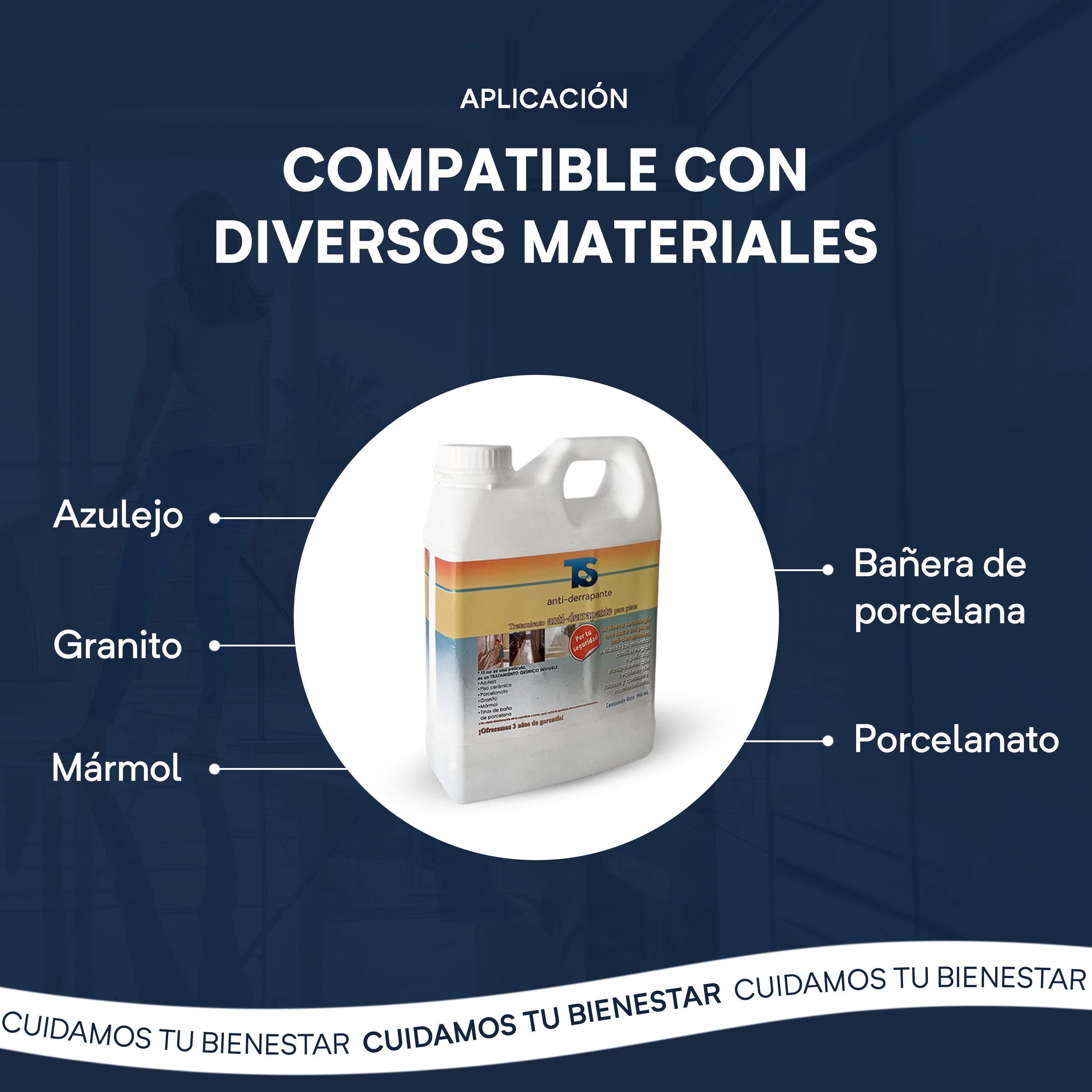 Foto 4 | Tratamiento Anti-derrapante Para Pisos Y Regaderas 946 Ml