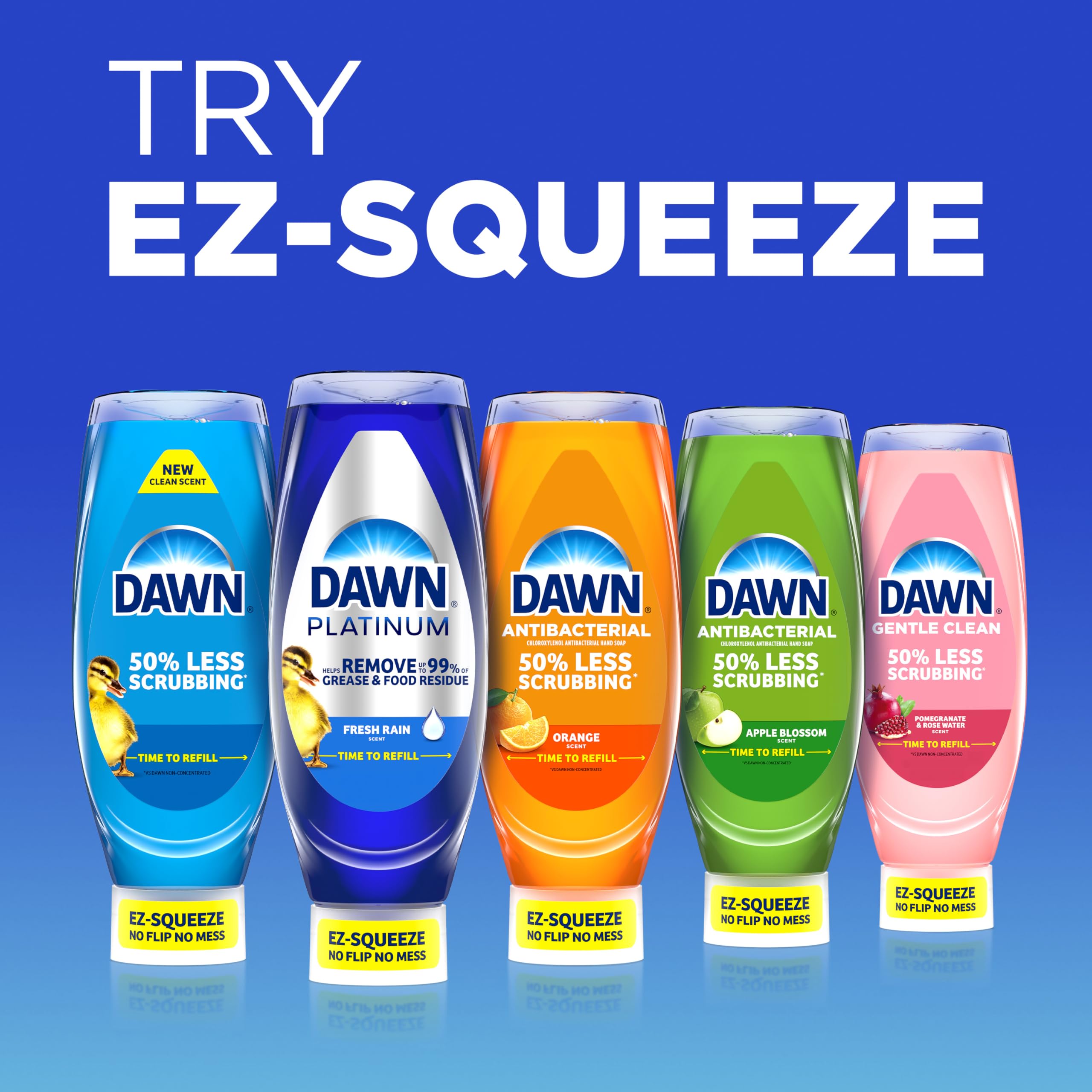 Foto 8 pulgar | Jabón Para Platos Dawn Platinum Ez-squeeze Wild Jasmine 540 Ml X6 - Venta Internacional.