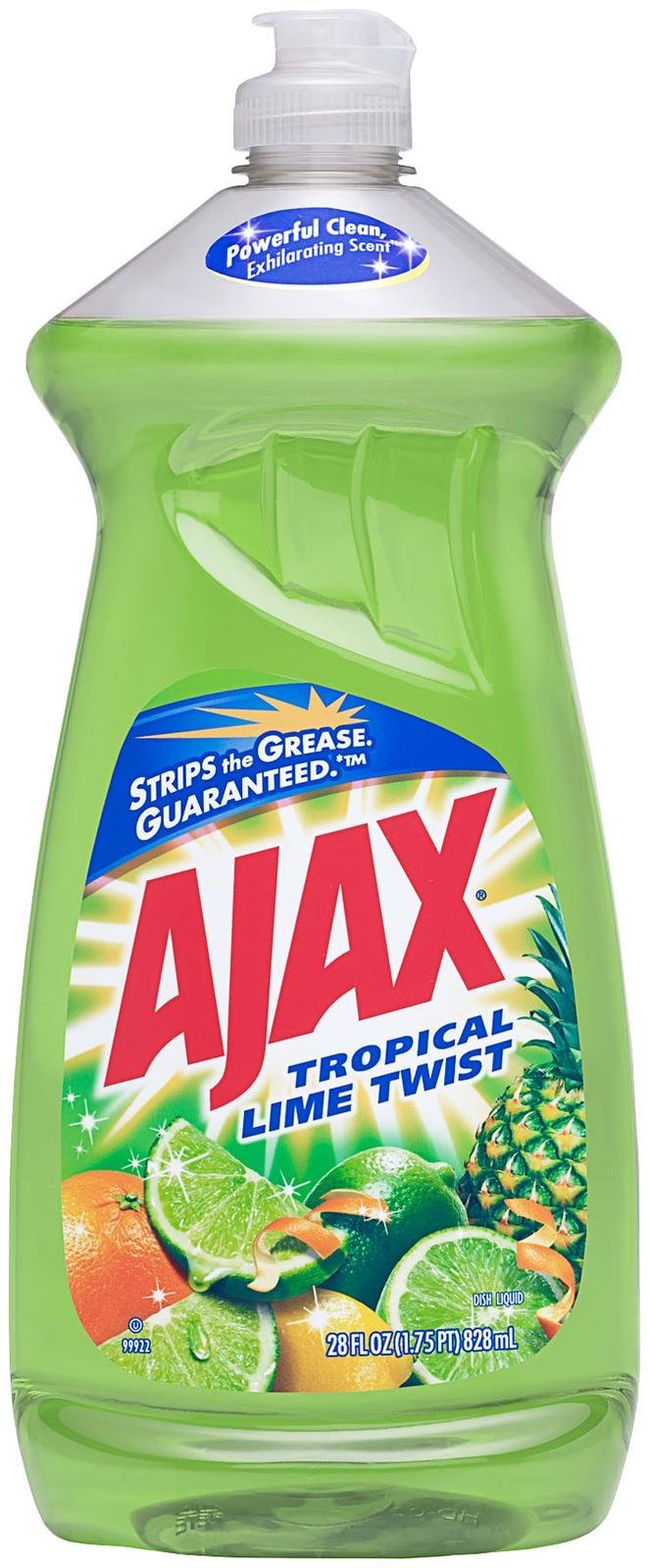 Foto 2 pulgar | Líquido Lavavajillas Ajax Tropical Lime Twist 828ml - Venta Internacional.