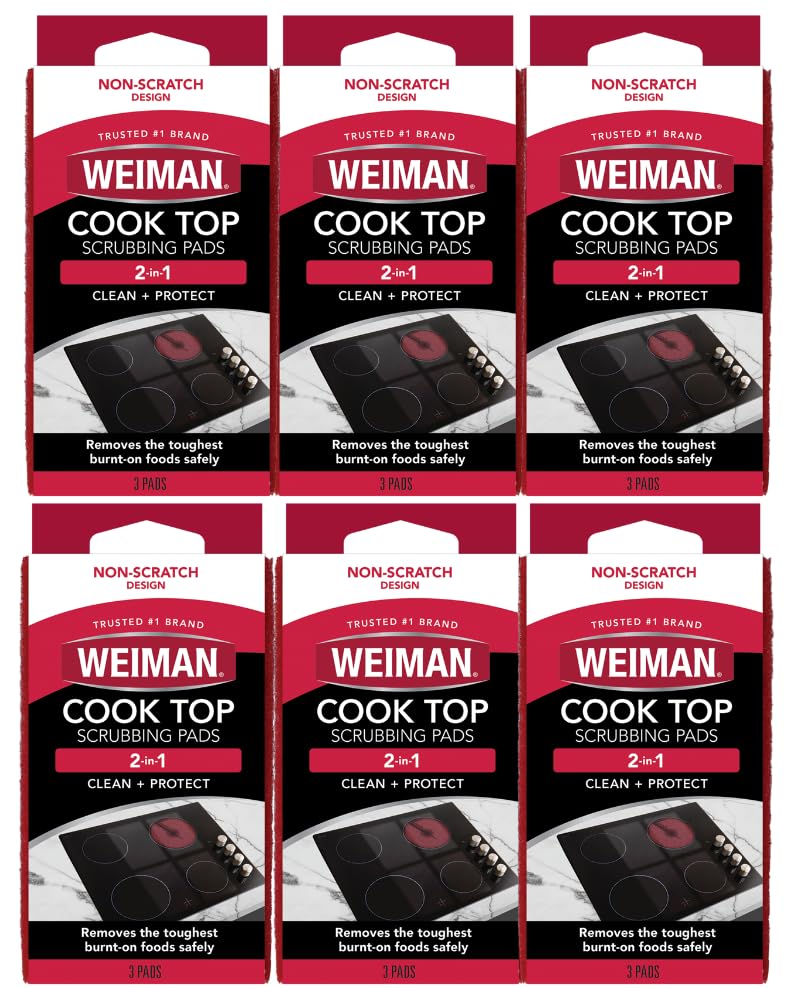 Foto 2 pulgar | Almohadilla Para Fregar Cook Top Weiman Products  3 Unidades X 6 Estuches - Venta Internacional.