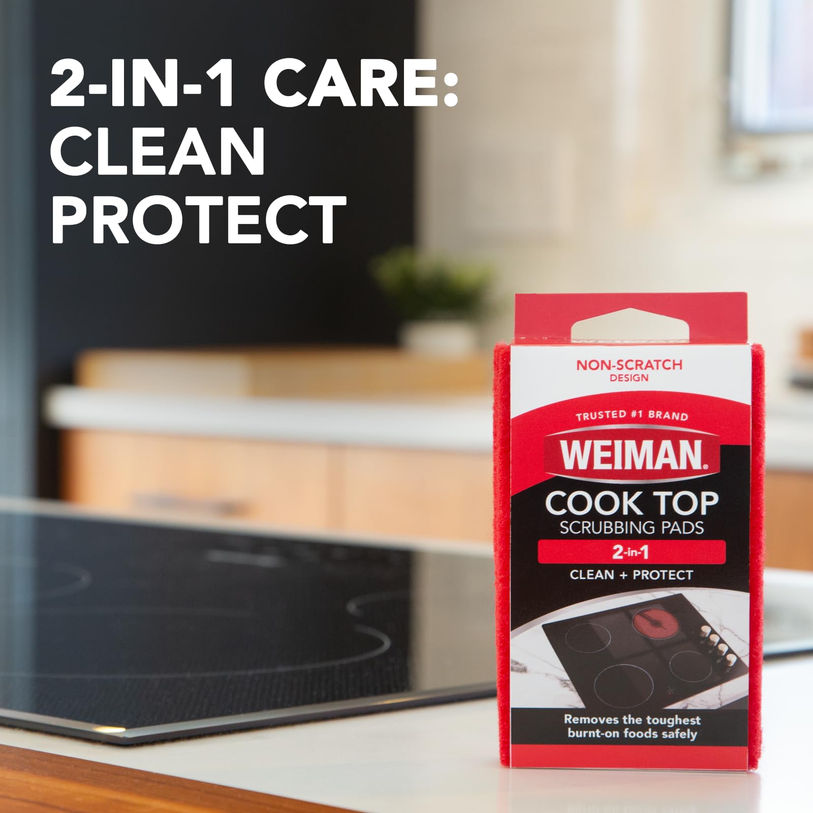 Foto 3 pulgar | Almohadilla Para Fregar Cook Top Weiman Products  3 Unidades X 6 Estuches - Venta Internacional.