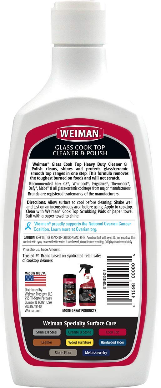 Foto 3 | Kit De Limpieza Weiman Para Limpiar Y Pulir Estufas De Acero Inoxidable - Venta Internacional.