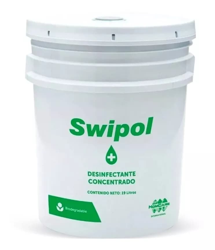 Desinfectante Concentrado Grado Quirúrgico Swipol Swipe 19 L $2,299