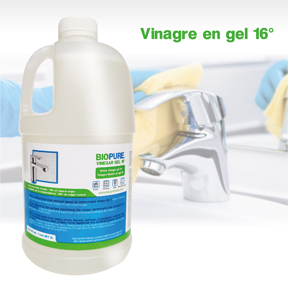 Foto 4 pulgar | Vinagre en Gel Concentrado 16° Biopure  2l