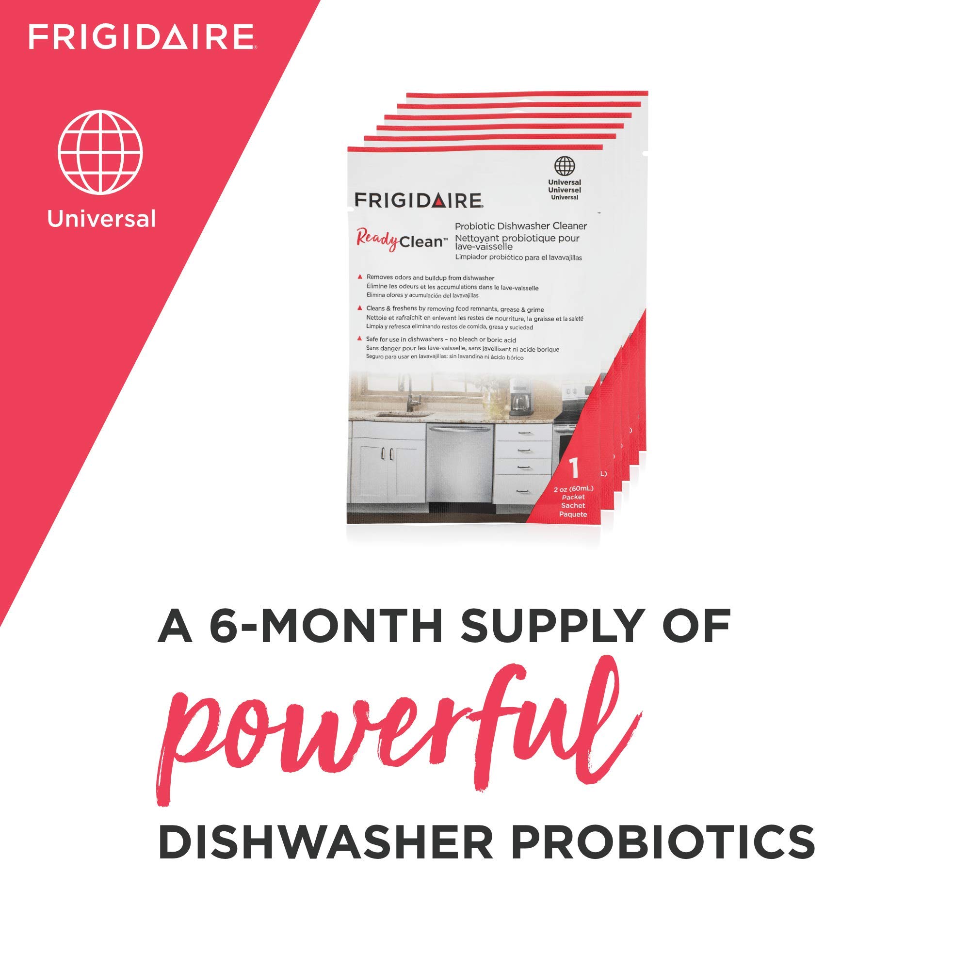 Foto 3 pulgar | Limpiador De Lavavajillas Frigidaire 10ffprod02 Ready Clean Probiotic - Venta Internacional.