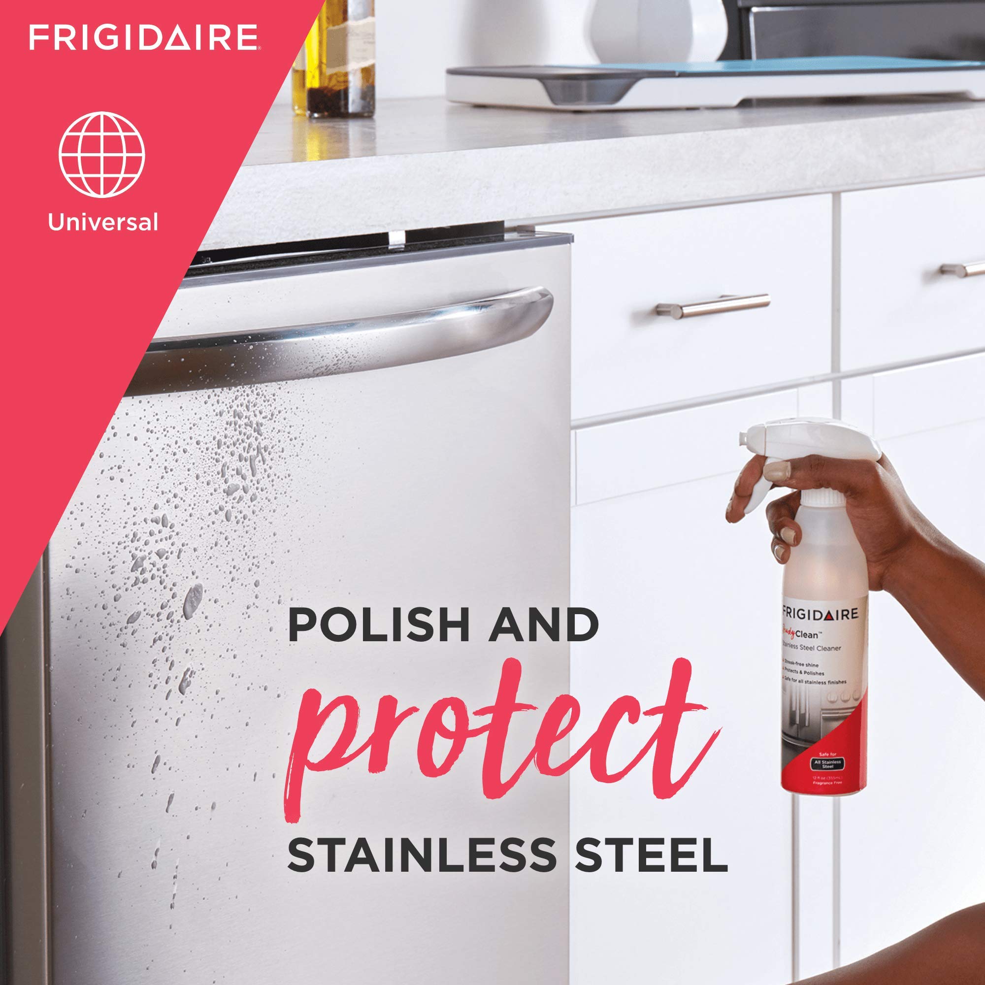 Foto 3 pulgar | Limpiador De Acero Inoxidable Frigidaire 5304508691 Ready Clean 355 Ml - Venta Internacional.