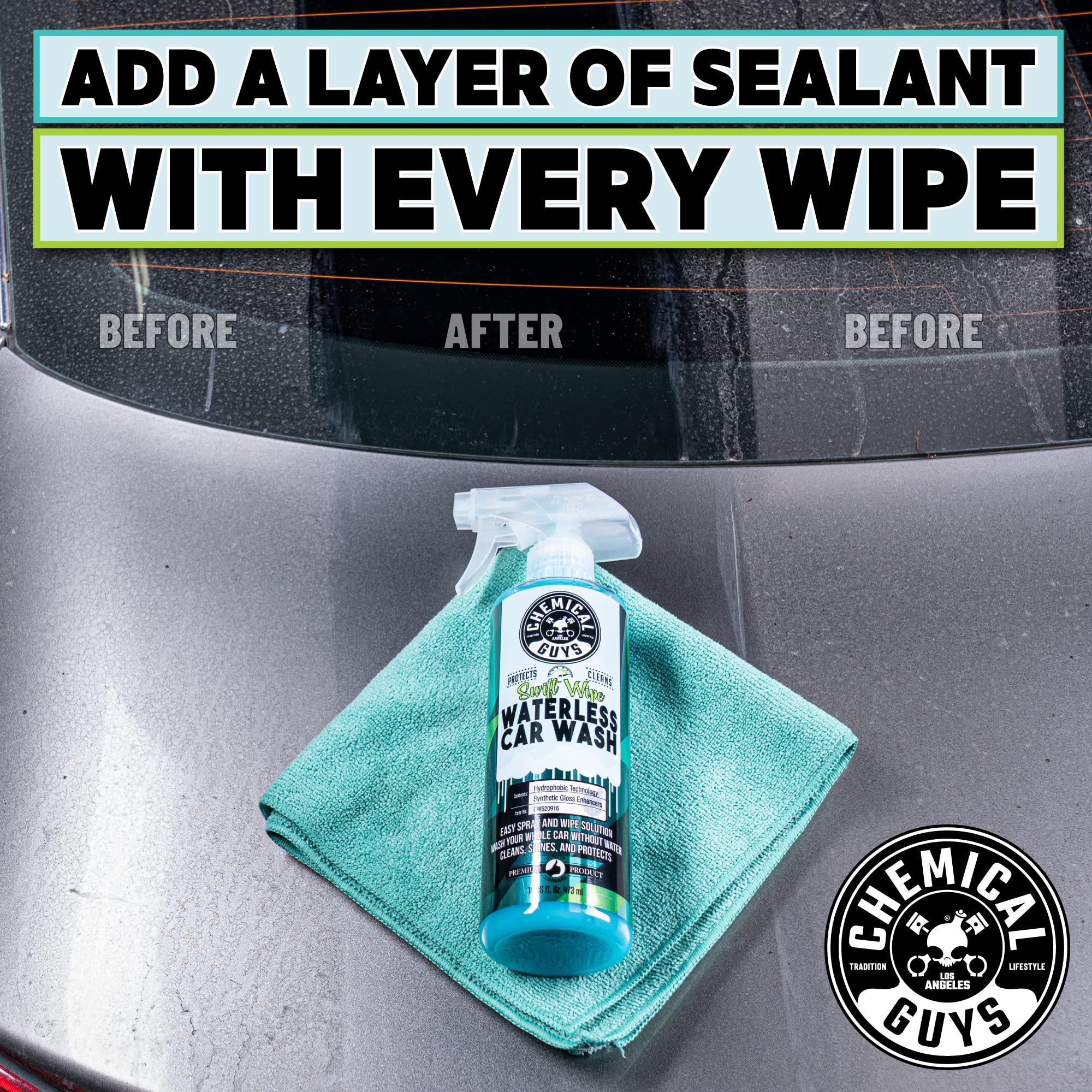 Foto 4 pulgar | Limpiador De Coches Sin Agua Chemical Guys Swift Wipe 3,8 L - Venta Internacional.