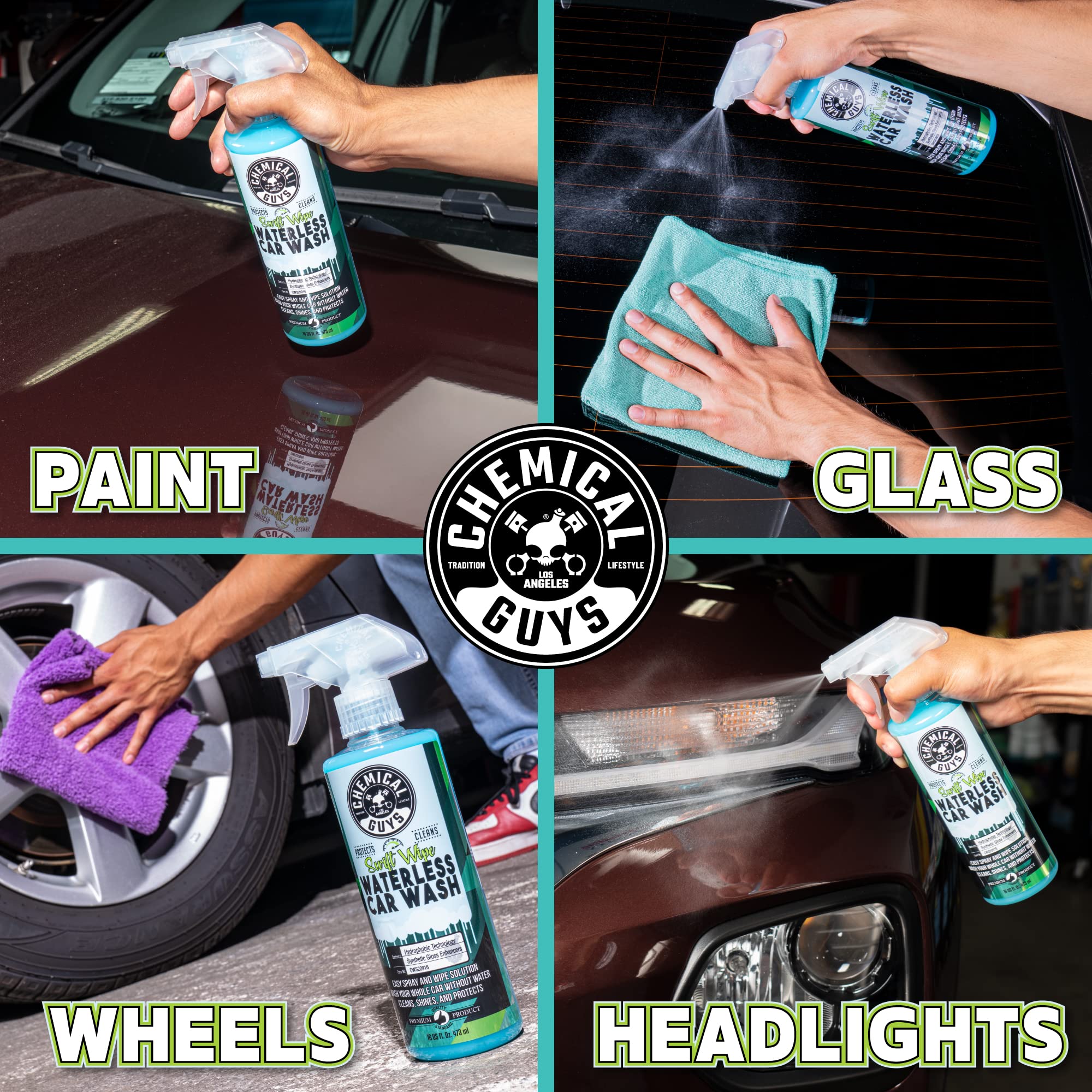 Foto 5 pulgar | Limpiador De Coches Sin Agua Chemical Guys Swift Wipe 3,8 L - Venta Internacional.
