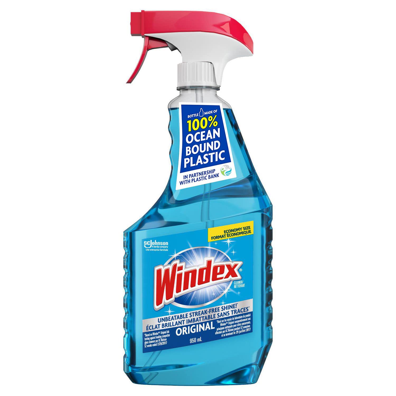 Foto 6 pulgar | Limpiador De Vidrios Windex Original, Recarga De 5 Litros Y Aerosol Activador De 950 Ml - Venta Internacional.