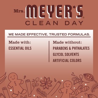 Foto 3 | Limpiador Mrs. Meyer's Clean Day, Multisuperficie, 480 Ml, Pan De Jengibre - Venta Internacional.