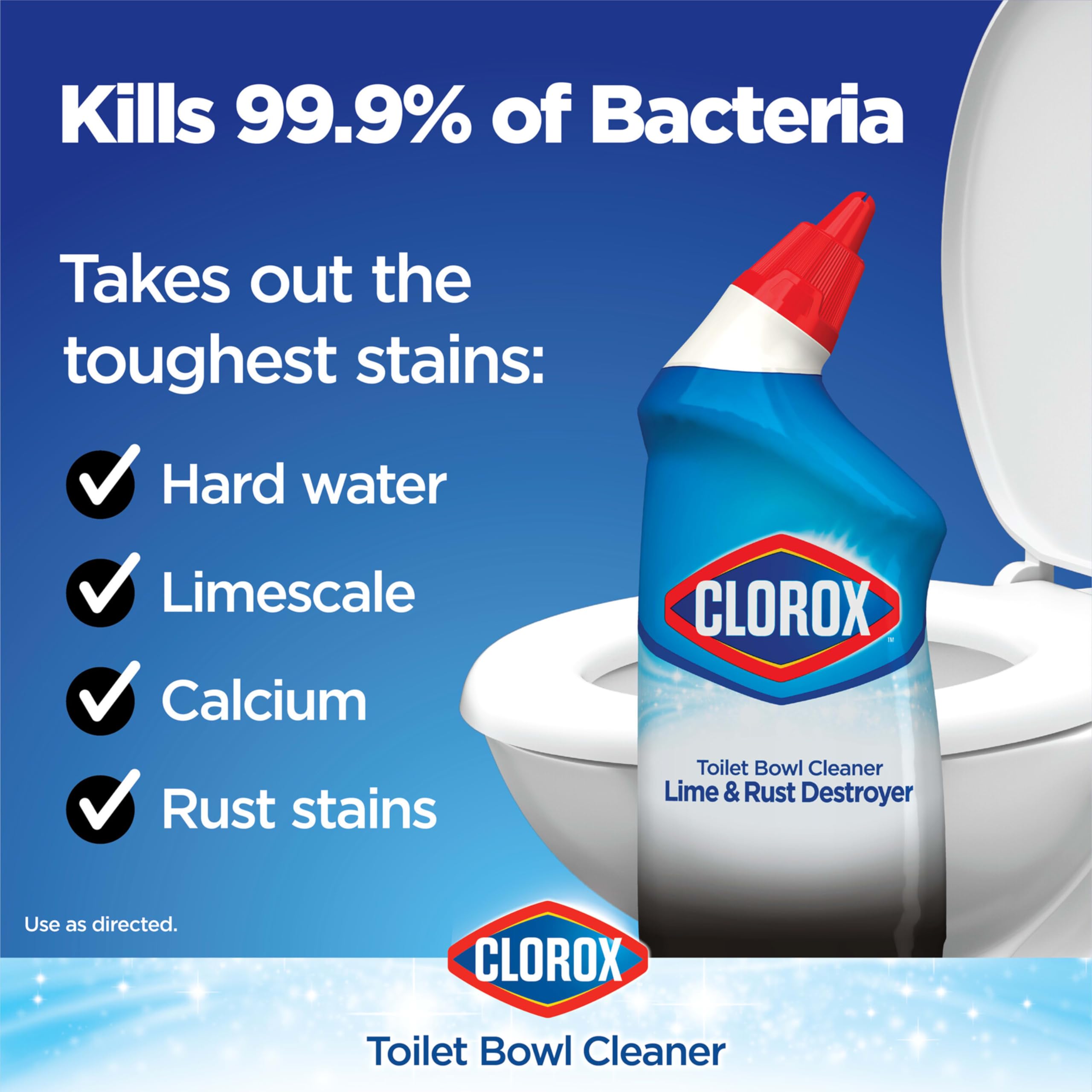 Foto 3 pulgar | Limpiador Para Inodoros Clorox Lime & Rust Destroyer 700 Ml - Venta Internacional.