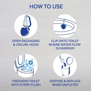 Foto 4 | Limpiador De Inodoros Lysol Automatic In-the-bowl Atlantic Scent - Venta Internacional.