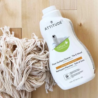 Foto 2 | Limpiador De Superficies De Suelo Attitude Tile Wood, 1 Litro, Cáscara De Cítricos - Venta Internacional.