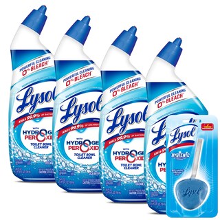 Foto 1 | Limpiador para Inodoros Lysol Hydrogen Peroxide Fresh 4 Piezas - Venta Internacional