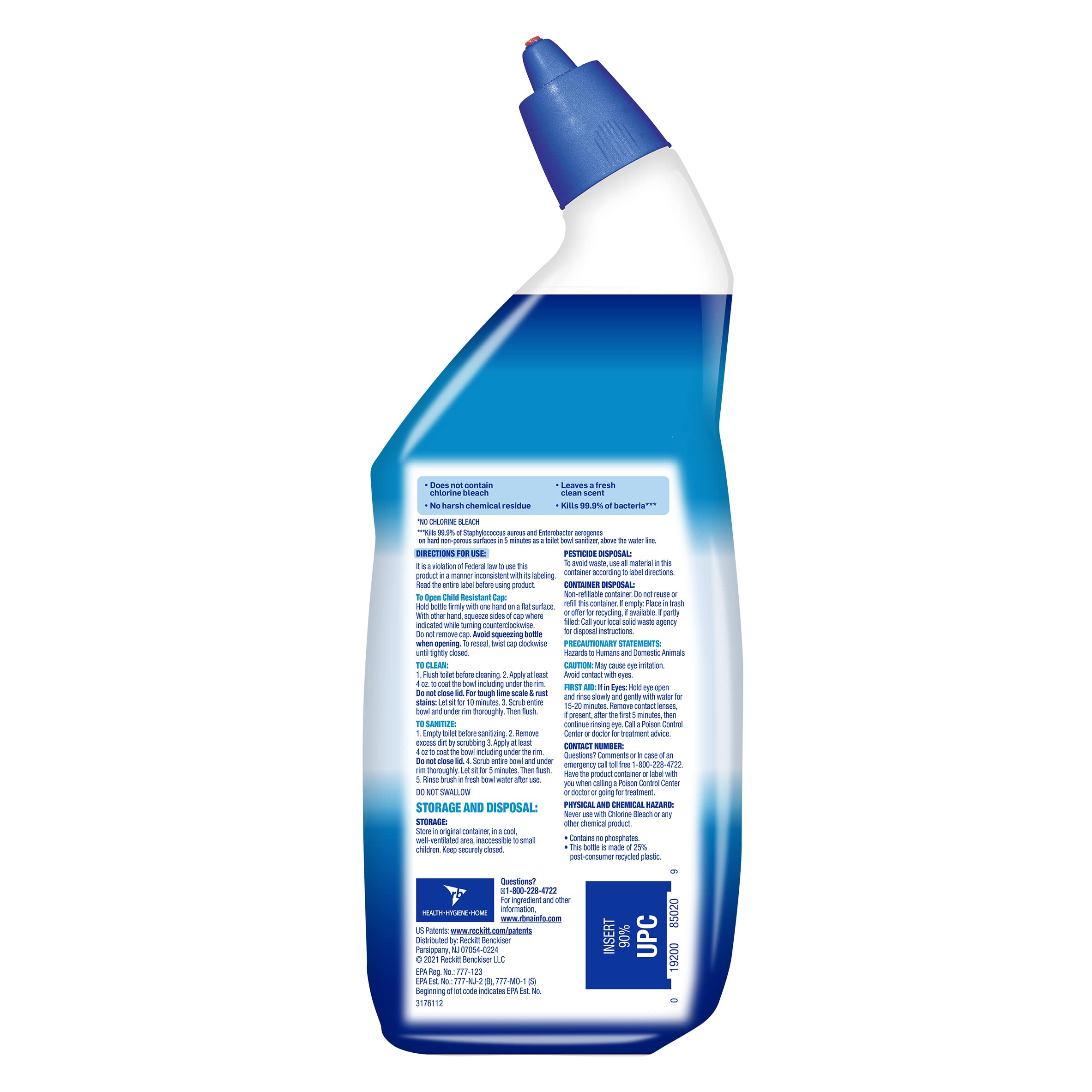 Foto 3 pulgar | Limpiador para Inodoros Lysol Hydrogen Peroxide Fresh 4 Piezas - Venta Internacional