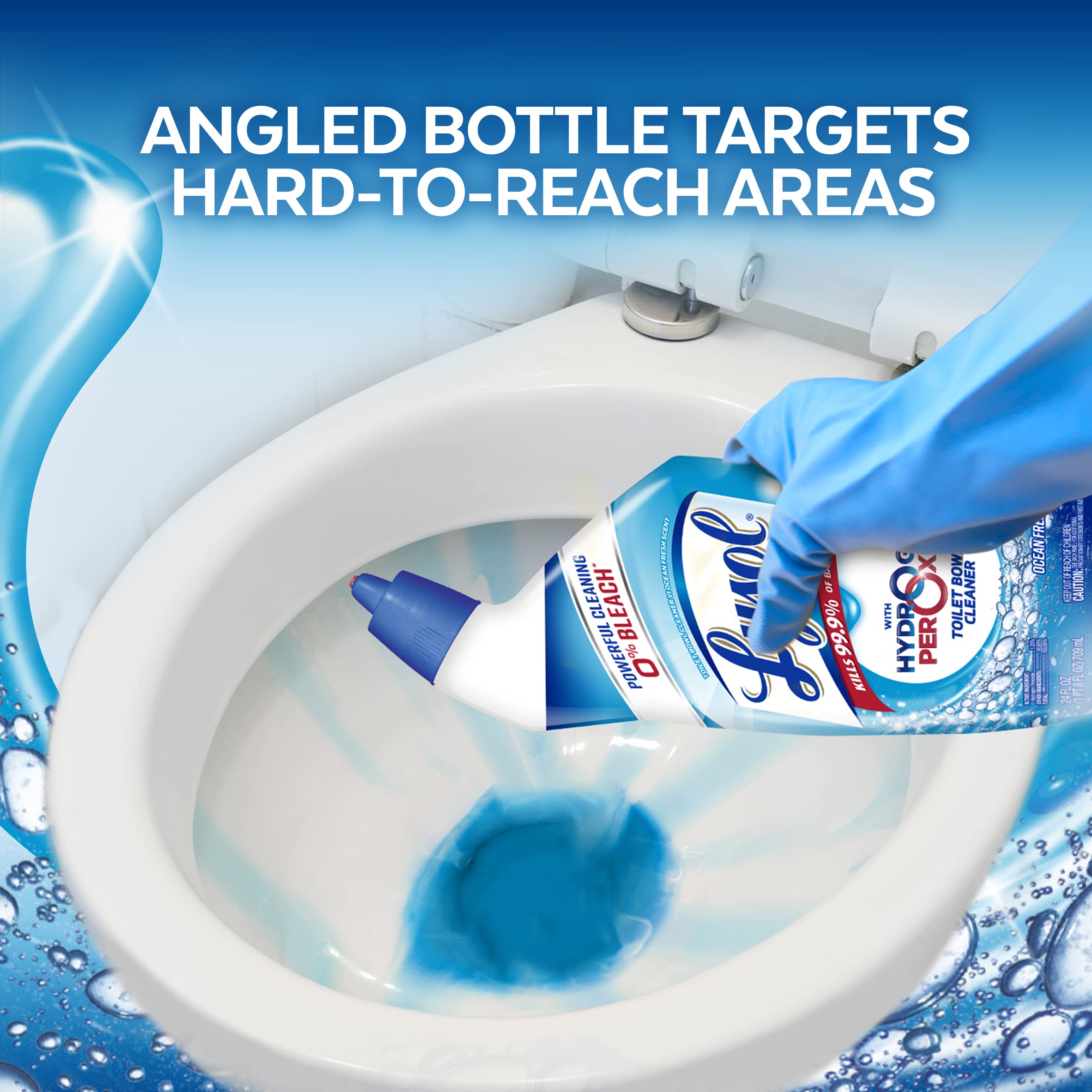 Foto 7 pulgar | Limpiador para Inodoros Lysol Hydrogen Peroxide Fresh 4 Piezas - Venta Internacional