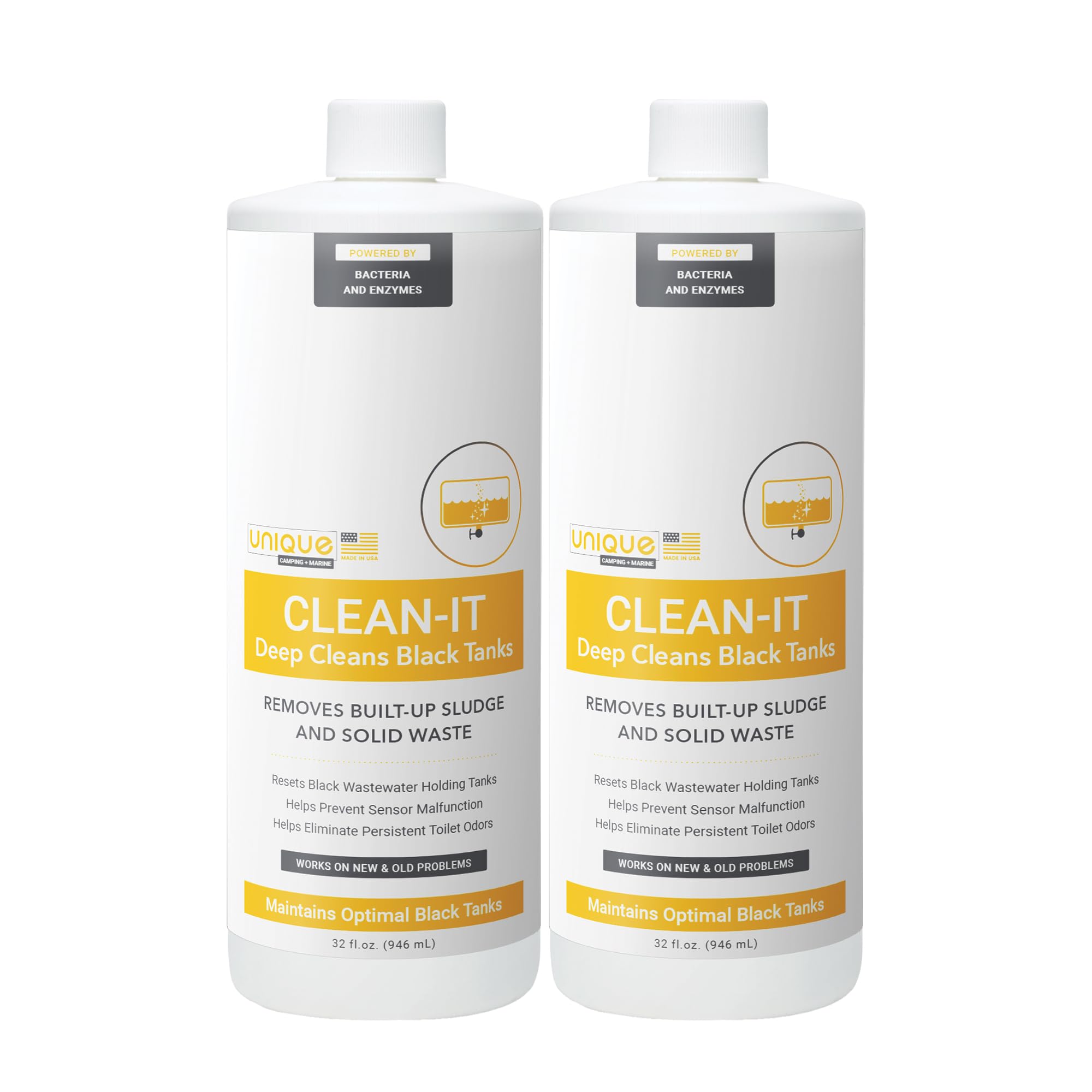 Foto 2 pulgar | Líquido Limpiador Profundo Rv Black Tank Unique Clean-it 960 Ml - Venta Internacional.