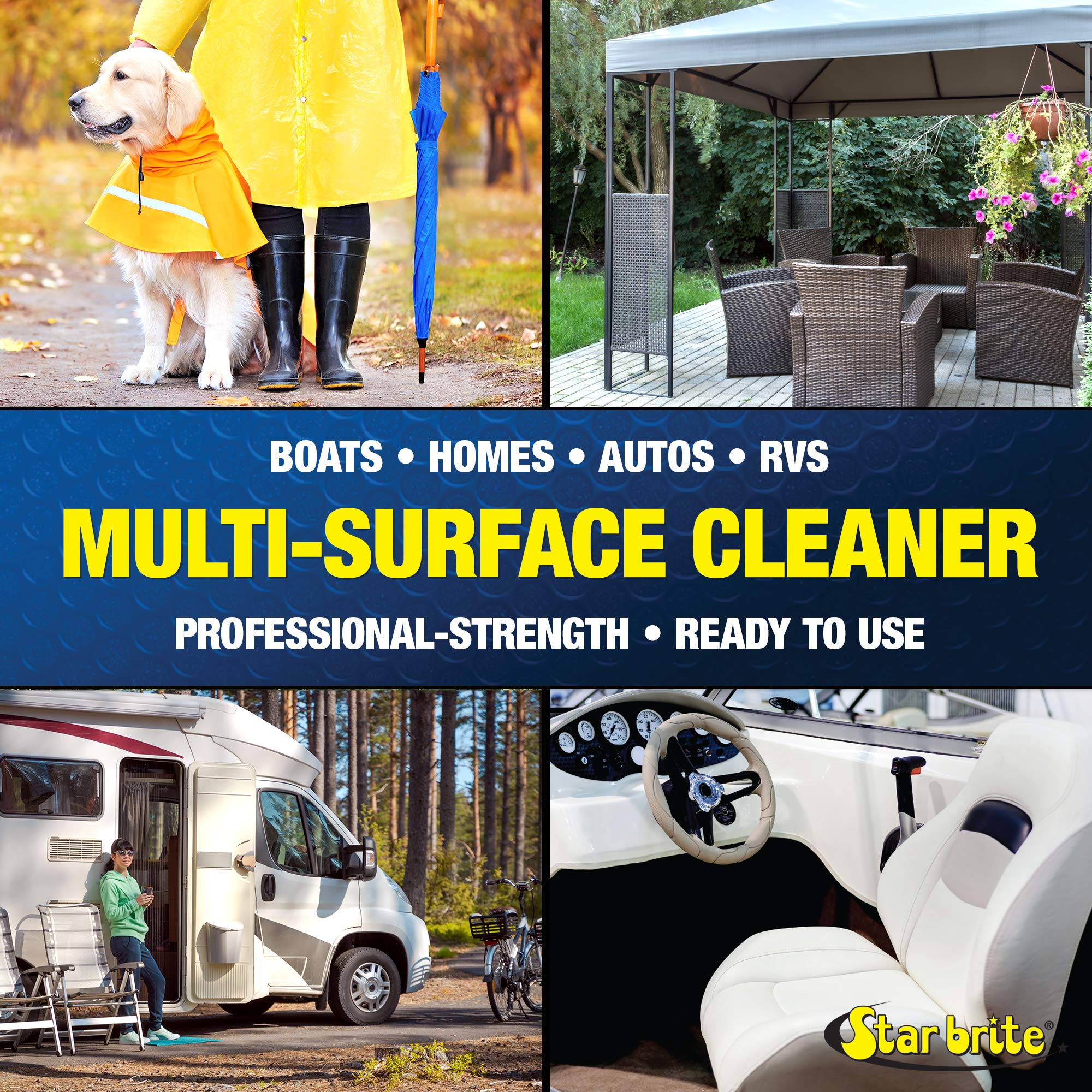 Foto 4 pulgar | Limpiador Multisuperficie Star Brite Ultimate Vinyl Clean 960 Ml - Venta Internacional.
