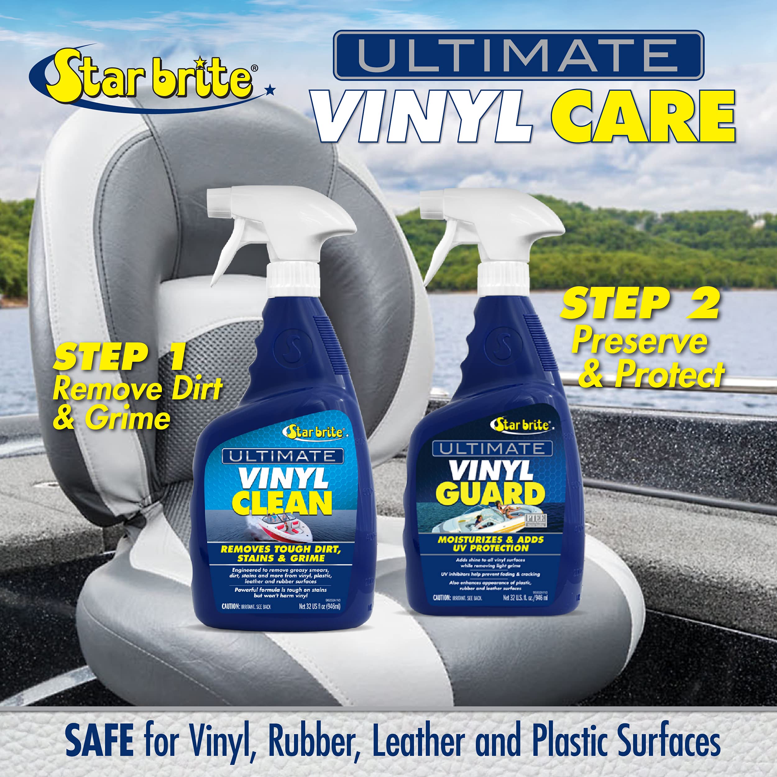 Foto 5 pulgar | Limpiador Multisuperficie Star Brite Ultimate Vinyl Clean 960 Ml - Venta Internacional.