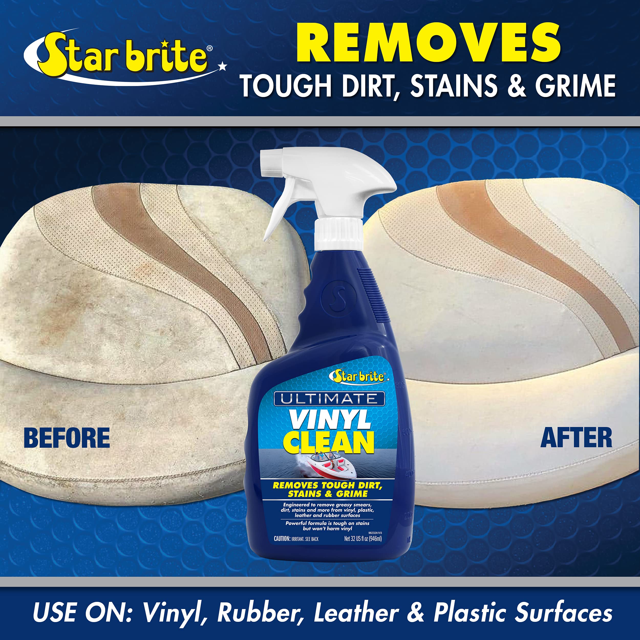 Foto 6 pulgar | Limpiador Multisuperficie Star Brite Ultimate Vinyl Clean 960 Ml - Venta Internacional.