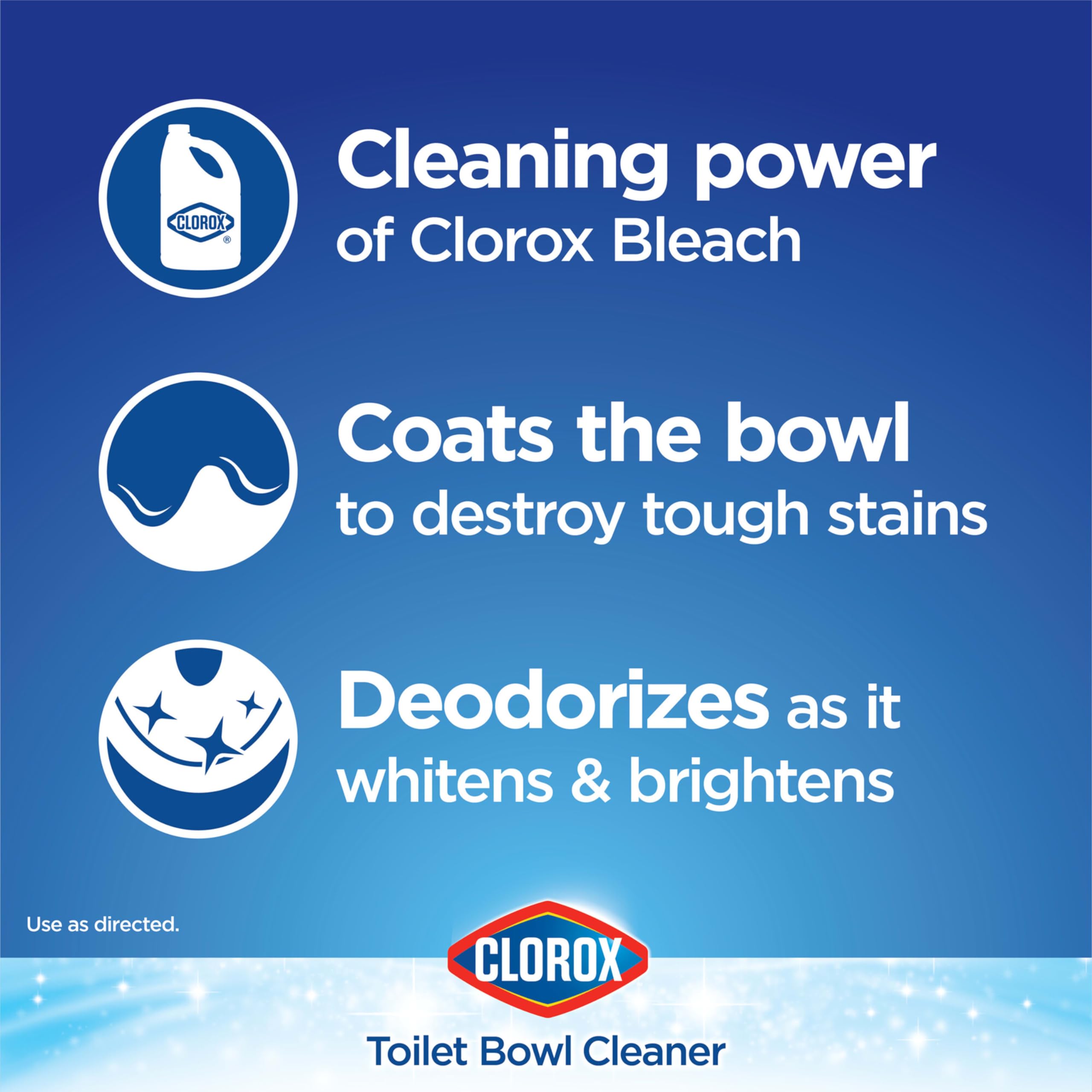 Foto 4 pulgar | Limpiador De Inodoros Clorox, Líquido Desinfectante, 700 Ml - Venta Internacional.
