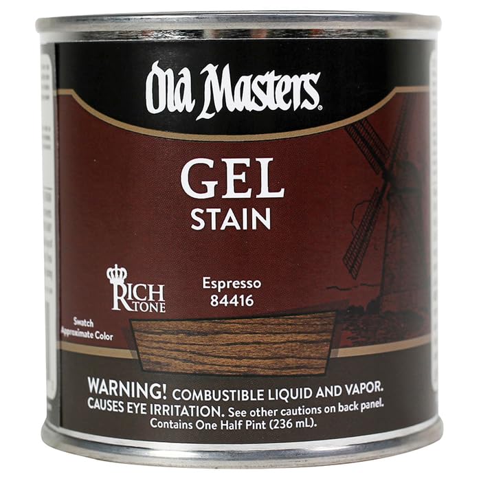 Foto 2 pulgar | Gel Stain Old Masters 84416 A Base De Aceite Espresso 236 Ml - Venta Internacional.