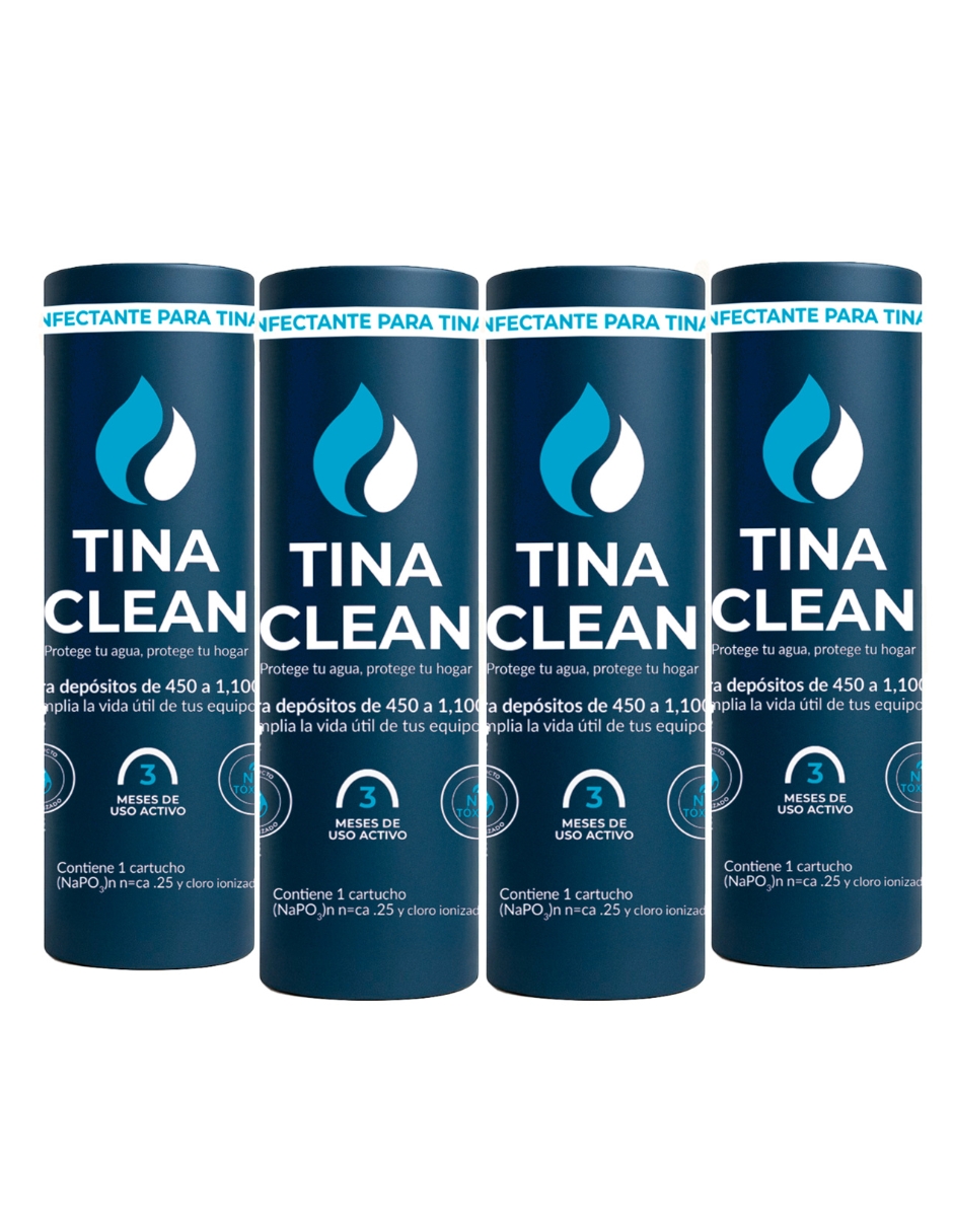 Foto 1 | Sistema Dual Antisarro Y Desinfectante Para Tinaco Y Cisterna De 400 - 1100 Litros 3 Meses - 4 Pack