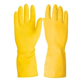 Foto 2 | Guantes De Látex Para Limpieza Puño Largo Pretul Gu-342