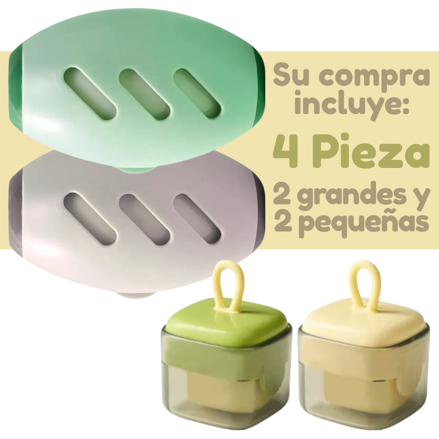 Foto 4 pulgar | 4 Piezas Rodillos Quita Pelusa Adhesivos Portátiles Estuche Grande Y Pequeño