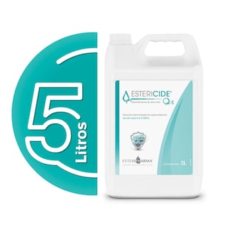 Foto 2 | Estericide Qx Desinfectante De Alto Nivel 5l Limpiador De Multisuperficies