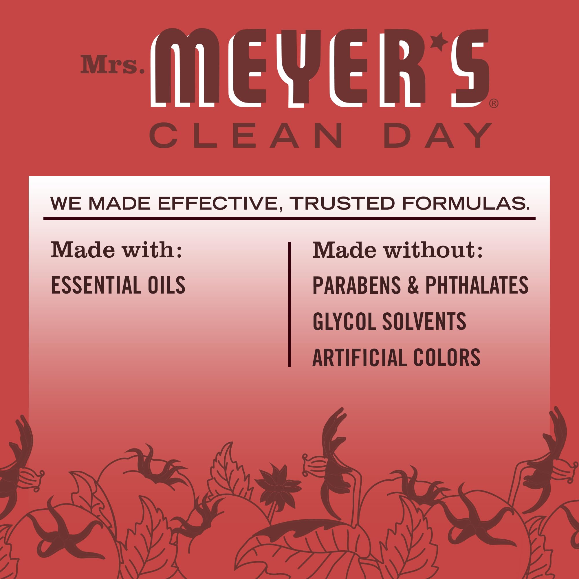 Foto 4 pulgar | Limpiador Diario Mrs. Meyer's Clean Day Tomato Vine 480 Ml (x3) - Venta Internacional.