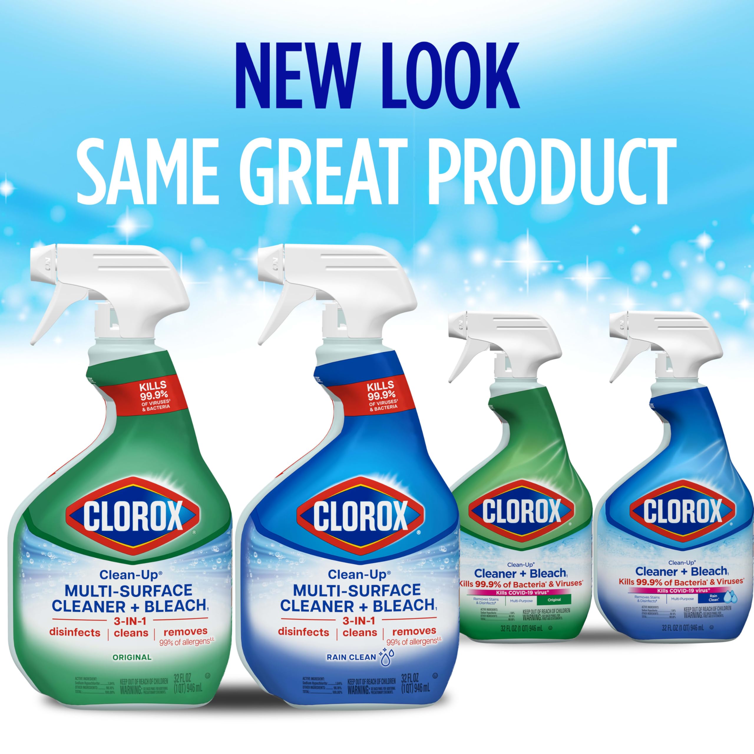 Foto 3 pulgar | Spray Limpiador Clorox Clean-up Con Lejía 946 Ml (paquete De 3) - Venta Internacional.