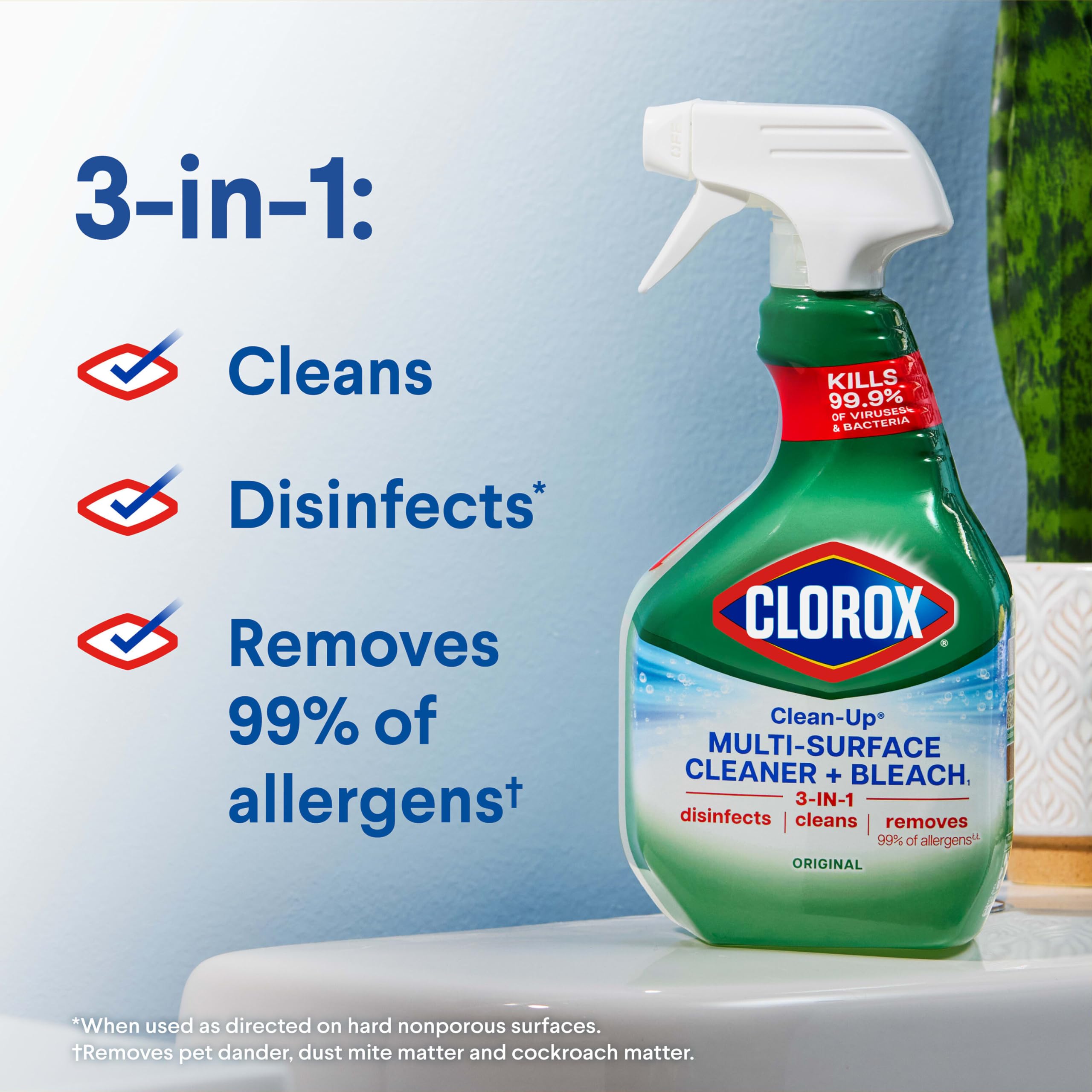 Foto 4 pulgar | Spray Limpiador Clorox Clean-up Con Lejía 946 Ml (paquete De 3) - Venta Internacional.