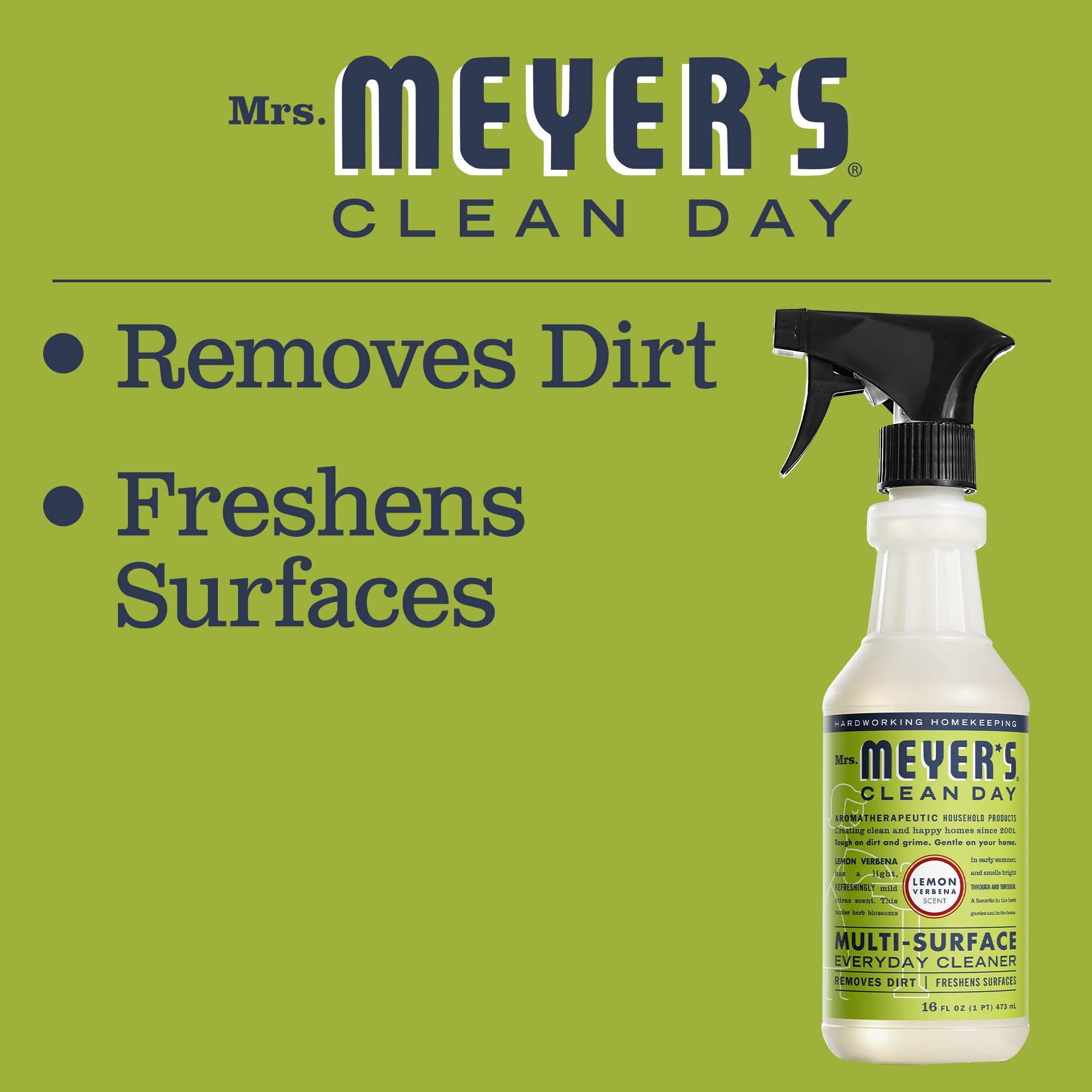 Foto 4 pulgar | Spray Limpiador Multiusos Mrs. Meyer's Clean Day Lemon 473 Ml X 3 - Venta Internacional.