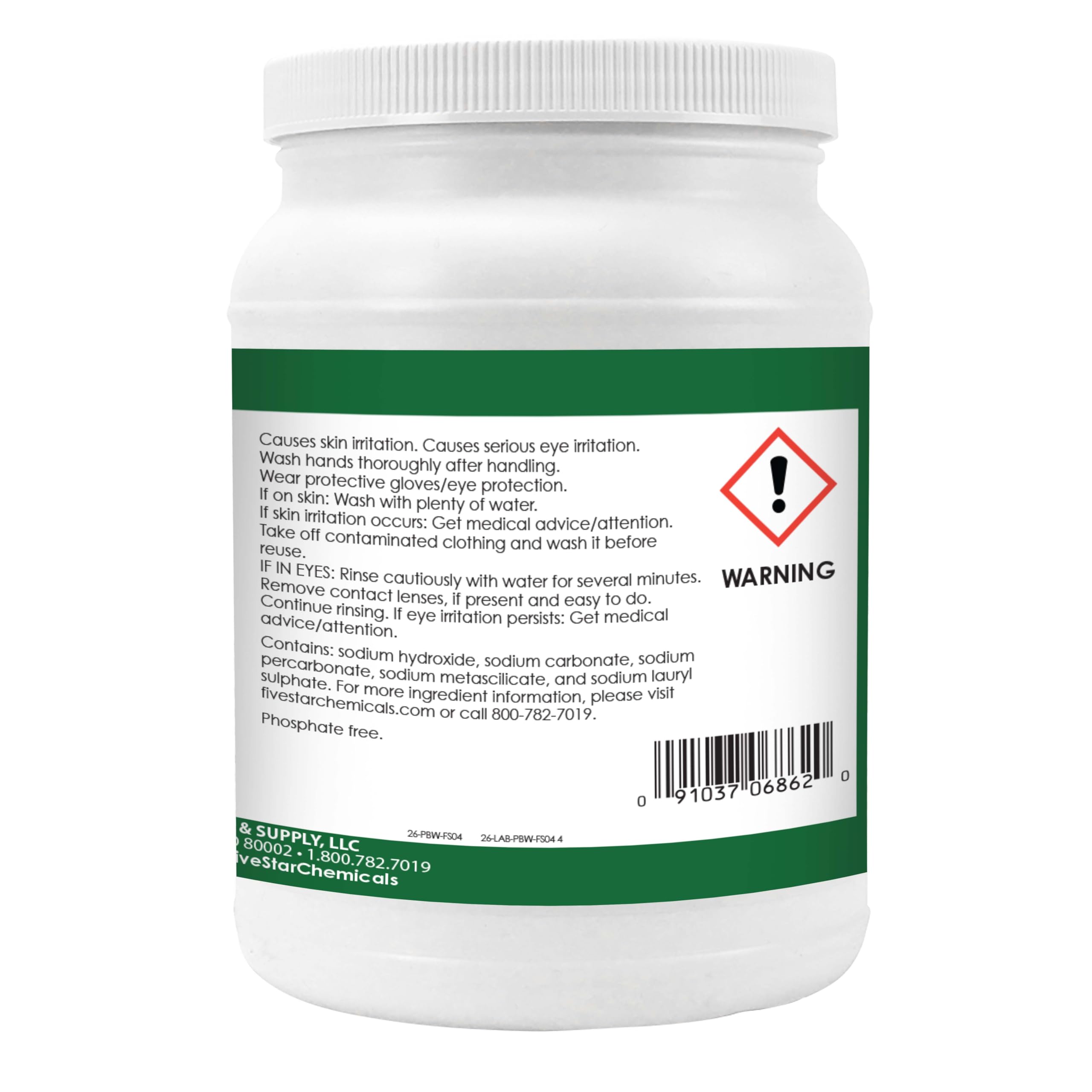 Foto 3 pulgar | Limpiador Alcalino Cleanser Five Star Pbw De 1 8 Kg - Venta Internacional.