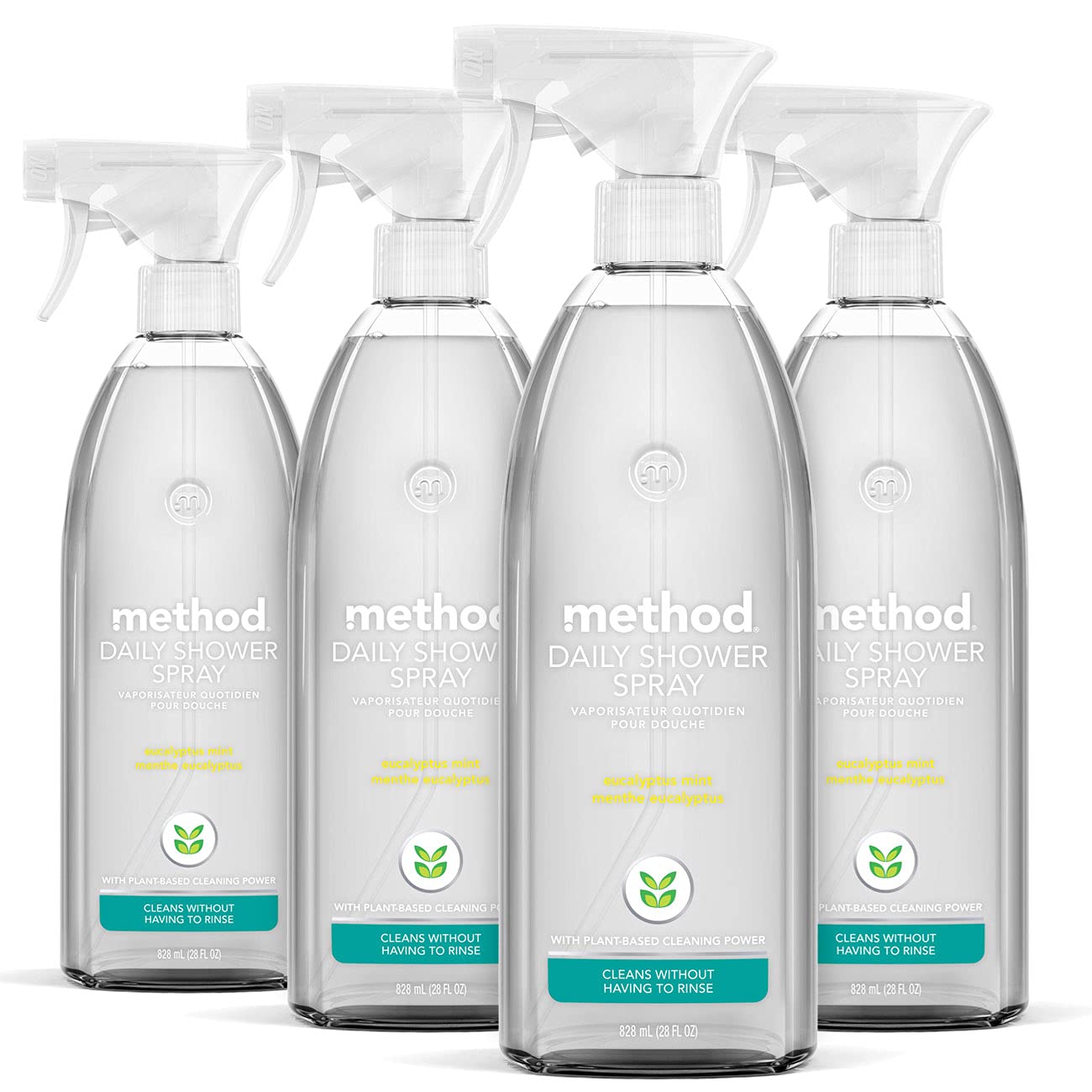 Foto 2 pulgar | Limpiador De Ducha En Aerosol Method Daily Eucalyptus Mint 800 Ml X4 - Venta Internacional.