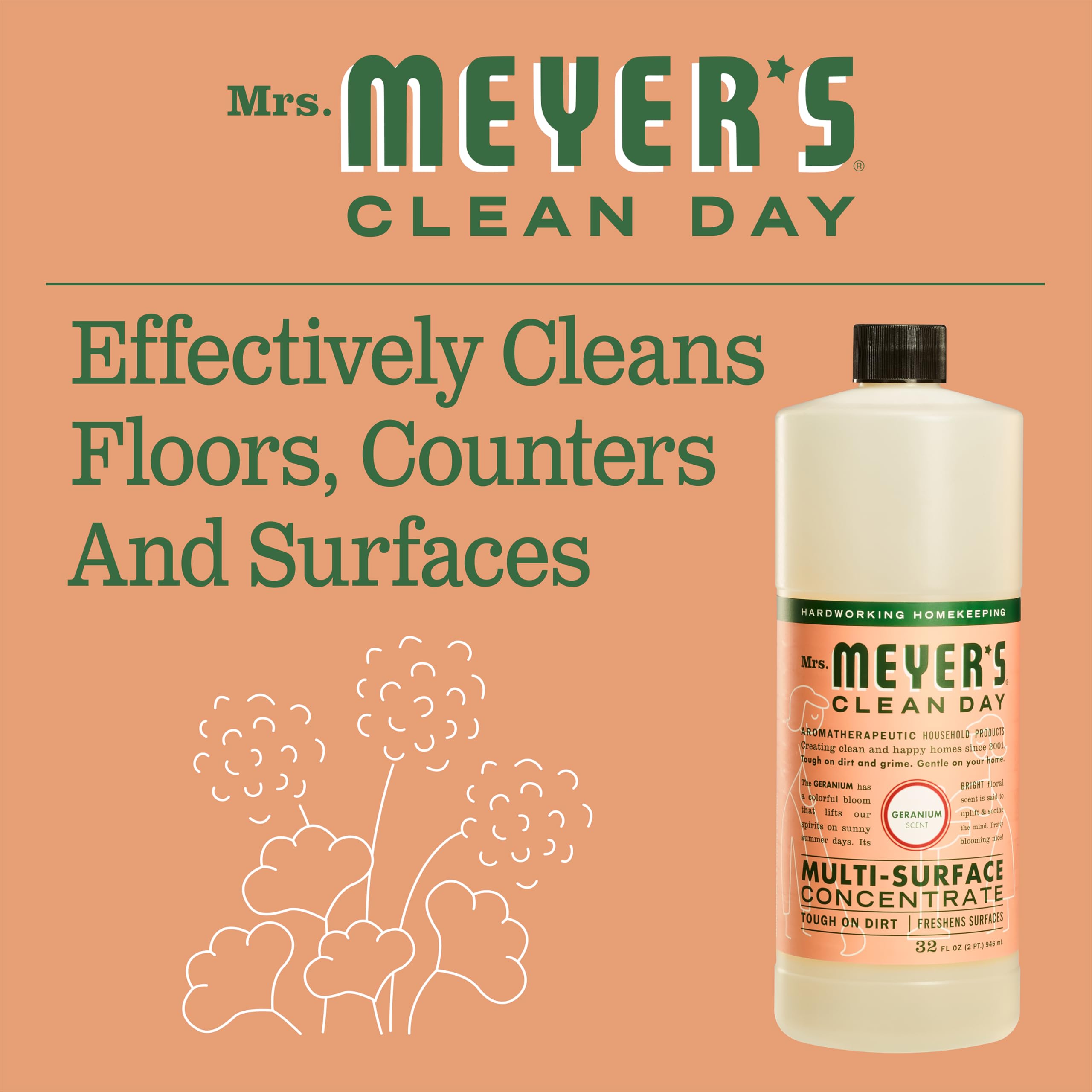 Foto 5 pulgar | Limpiador Concentrado Multisuperficie Mrs. Meyer's Clean Day - Venta Internacional.
