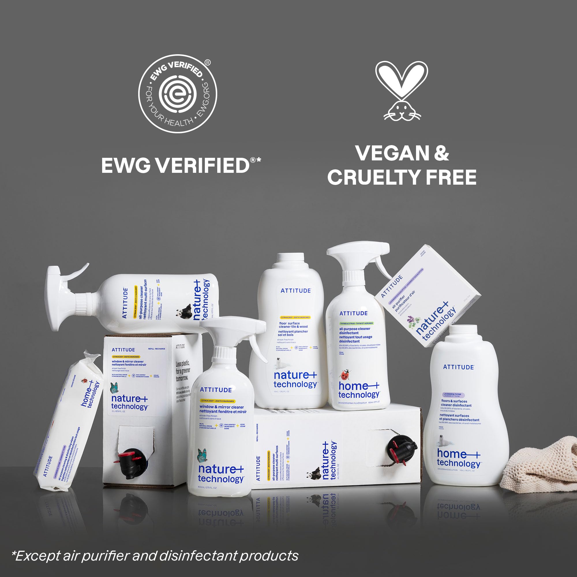 Foto 6 | Recambio Para Limpiador De Pisos Attitude Ewg Verified  2 Litros  Aroma Cítrico - Venta Internacional.