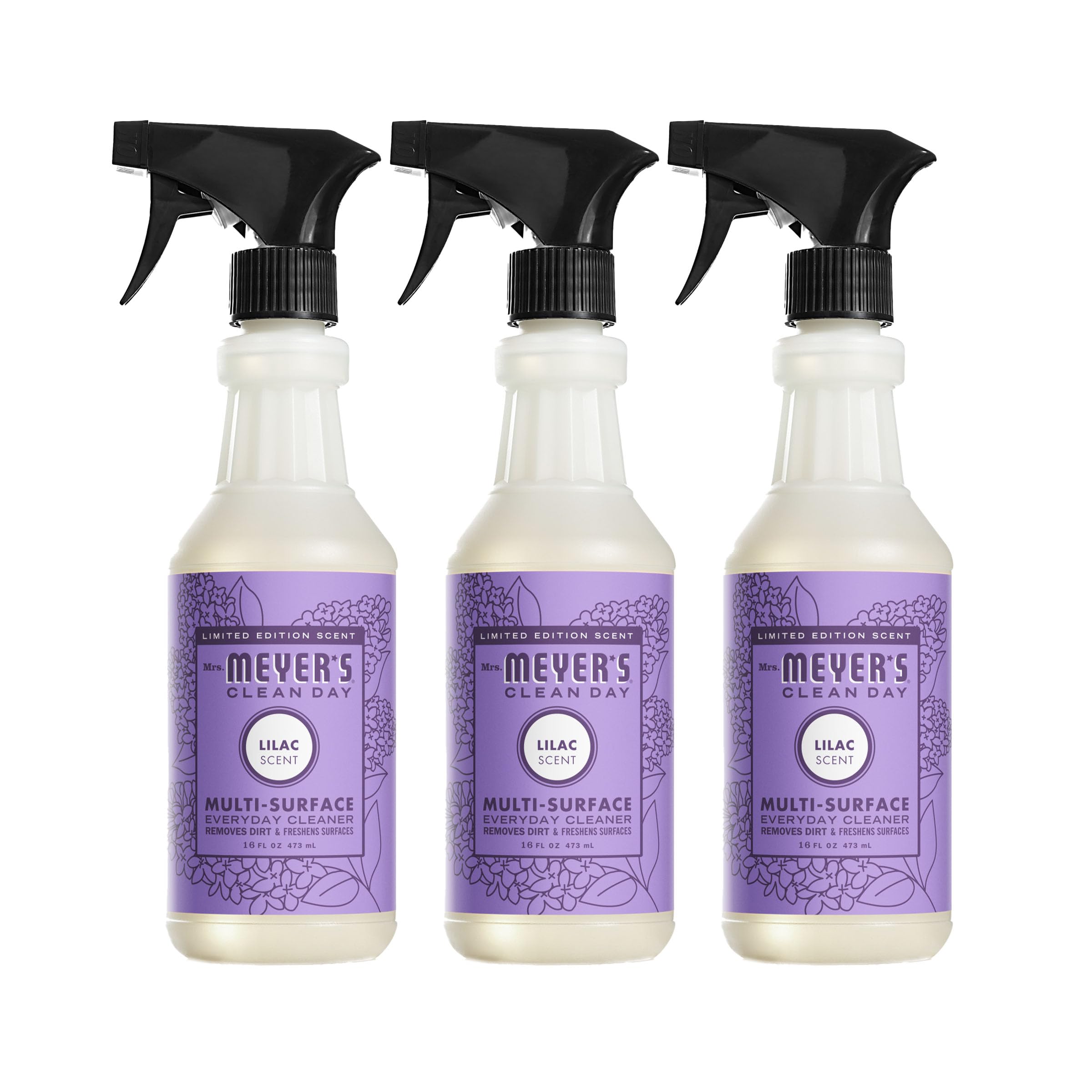 Foto 2 pulgar | Limpiador Diario Mrs. Meyer's Clean Day Con Aroma A Lila  480 Ml (paquete De 3) - Venta Internacional.